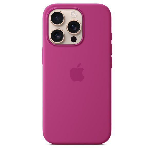 Apple Siliconenhoesje met MagSafe voor iPhone 16 Pro - Fuchsia