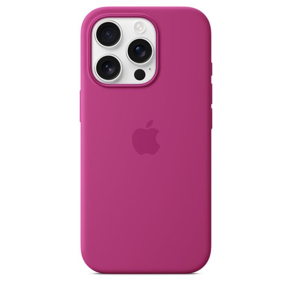 Apple Siliconenhoesje met MagSafe voor iPhone 16 Pro - Fuchsia