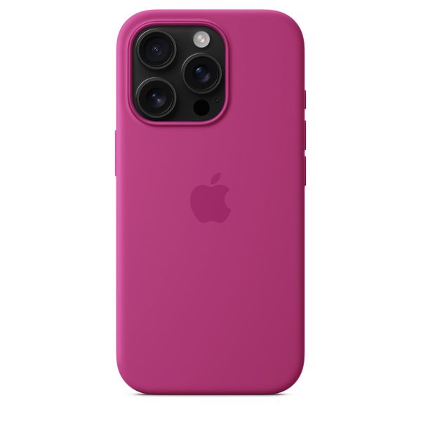 Apple Siliconenhoesje met MagSafe voor iPhone 16 Pro - Fuchsia