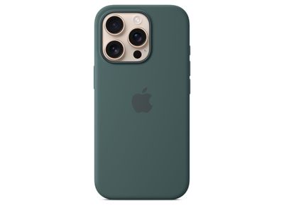 Siliconenhoesje met MagSafe voor iPhone 16 Pro - Blauwgroen