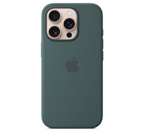 iPhone 16 Pro Silicone Case with MagSafe - Lake Green  Apple