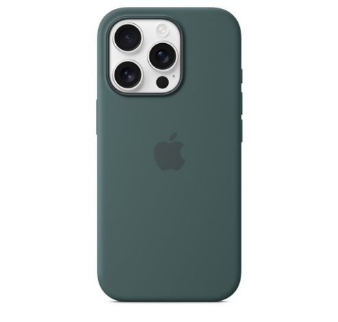 iPhone 16 Pro Silicone Case with MagSafe - Lake Green  Apple