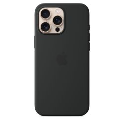 iPhone 16 Pro Max Silicone Case with MagSafe - Black Apple