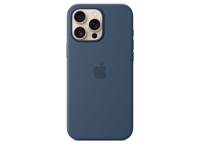 Siliconenhoesje met MagSafe voor iPhone 16 Pro Max - Denim