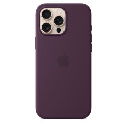 Apple iPhone 16 Pro Max Silicone Case with MagSafe - Plum 