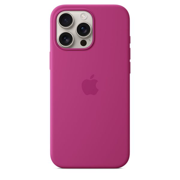 Apple Siliconenhoesje met MagSafe voor iPhone 16 Pro Max - Fuchsia