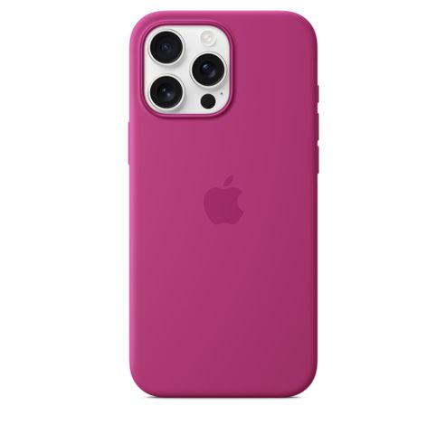 iPhone 16 Pro Max Silicone Case with MagSafe - Fuchsia  Apple