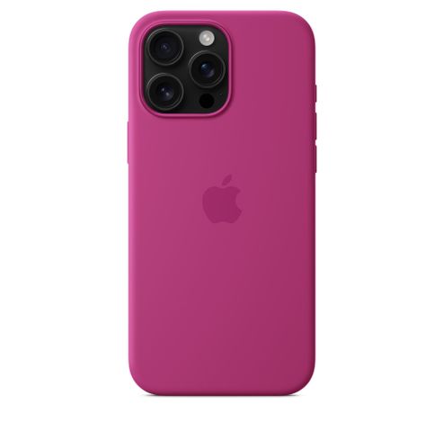 iPhone 16 Pro Max Silicone Case with MagSafe - Fuchsia  Apple