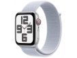 Apple Watch SE 2024 GPS + Cellular 44mm Silver Aluminium Case Morning Blue Sport Loop 