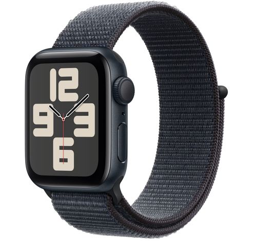 Apple Watch SE 2024 GPS 40mm Midnight Aluminium Case Ink Sport Loop  Apple