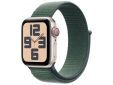 Apple Watch SE 2024 GPS + Cellular 40mm Starlight Aluminium Case Blue-Green Sport Loop