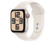 Apple Watch SE 2024 GPS + Cellular 40mm Starlight Aluminium Case Starlight Sport Band M/L