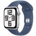 Apple Apple Watch SE 2024 GPS 44mm Silver Aluminium Case Denim Sport Band M/L