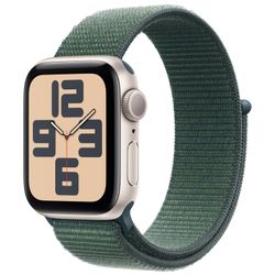 Apple Apple Watch SE 2024 GPS 40mm Starlight Aluminium Case Blue-Green Sport Loop 