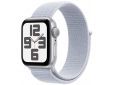 Apple Watch SE 2024 GPS 40mm Silver Aluminium Case Morning Blue Sport Loop