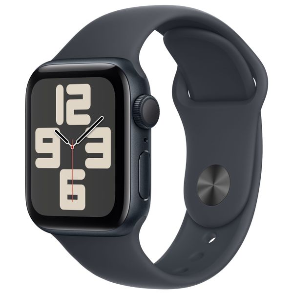 Apple Watch SE 2024 GPS 40mm Midnight Aluminium Case Midnight Sport Band M/L 