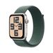 Apple Apple Watch SE 2024 GPS 44mm Starlight Aluminium Case Blue-Green Sport Loop