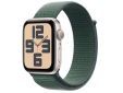 Apple Watch SE 2024 GPS 44mm Starlight Aluminium Case Blue-Green Sport Loop