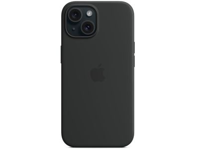 Apple iPhone 15 silicone case ms black