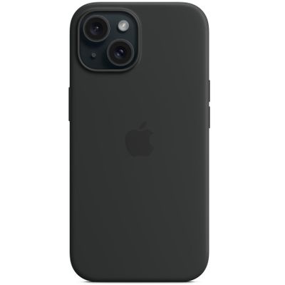 Apple iPhone 15 silicone case ms black 