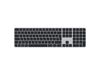 Magic Keyboard (USB-C) met Touch ID en numeriek toetsenblok Azerty Zwarte toetsen