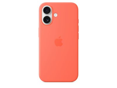 iPhone 16 Silicone Case with MagSafe - Tangerine