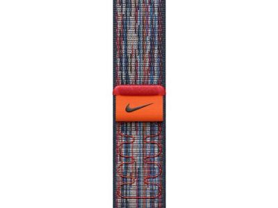 Geweven sportbandje van Nike (40 mm) Blauw/rood