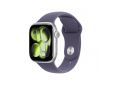 Apple Watch Series 11 GPS + Cellular 42mm Silver Aluminium Case with Purple Fog Sport Band - S/M