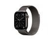 Apple Watch Series 11 GPS + Cellular 42mm Slate Titanium Case with Slate Milanese Loop