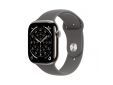 Apple Watch Series 11 GPS + Cellular 46mm Natural Titanium Case with Stone Grey Sport Band - S/M