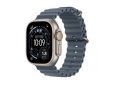 Apple Watch Ultra 3 GPS + Cellular 49mm Natural Titanium Case with Anchor Blue Ocean Band