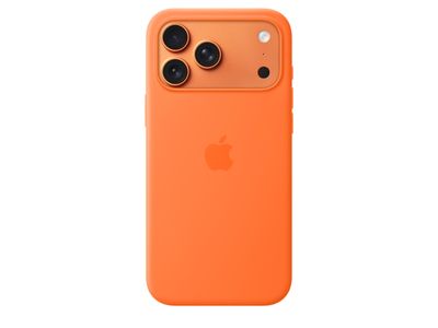 Siliconenhoesje met MagSafe voor iPhone 17 Pro Max - Oranje
