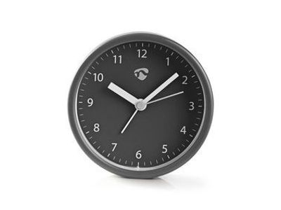Analoge Bureauklok  Grijs