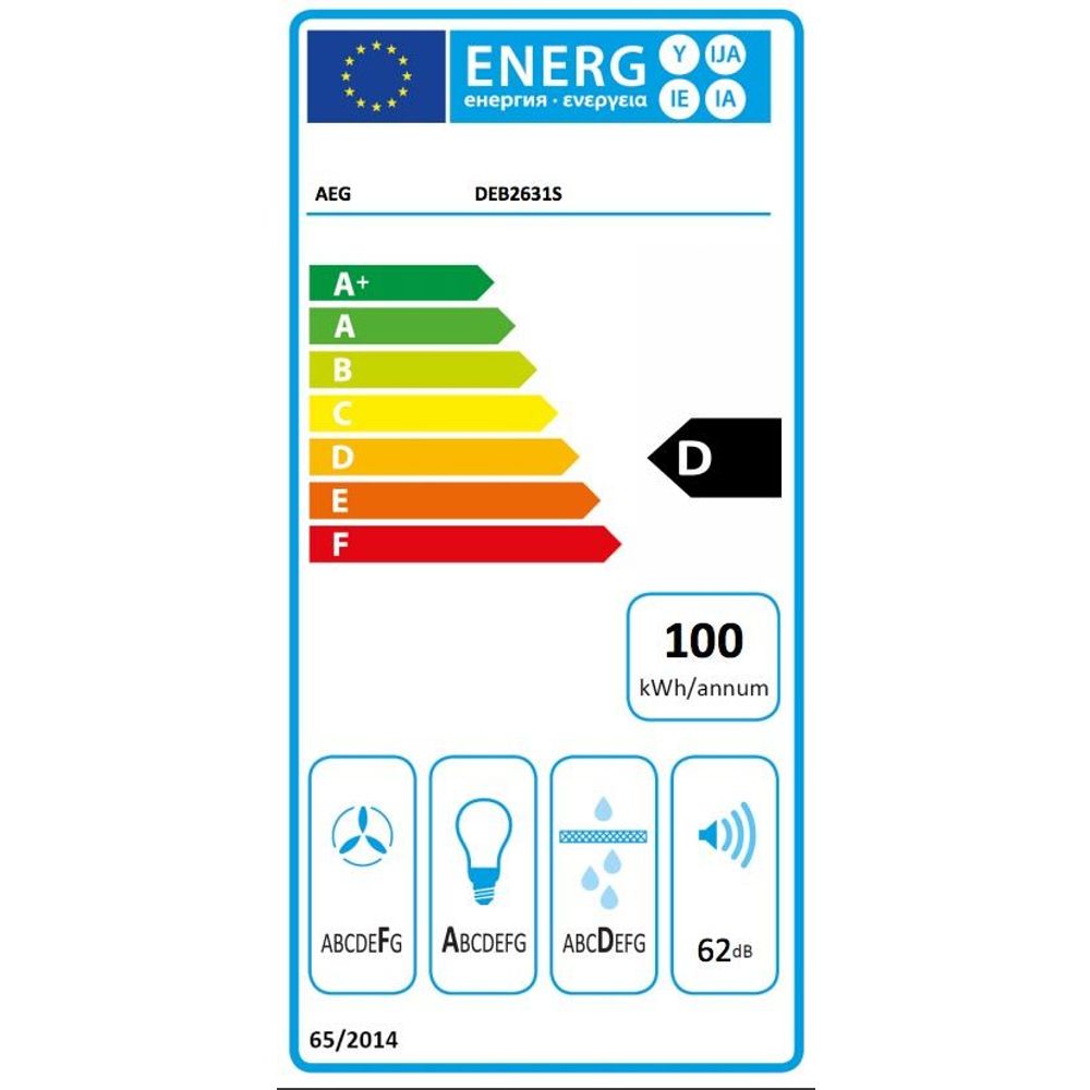 AEG Dampkap DEB2631S