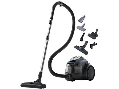 <ul class='list-attrs-tooltip'><li>Type stofzuiger: Stofzuiger zonder zak</li><li>Geluidsniveau: 74 dB(A)</li><li>Actieradius: 12 m</li><li>Vermogen: 700 W</li><li>Kleur/Stijl: Denim</li><li>Parketborstel: Parketborstel</li><li>Turboborstel: Turboborstel...</li></ul> AL61C4DB Stofzuiger zonder zak met extra parketzuigmond, turbozuigmond en Animal-kit