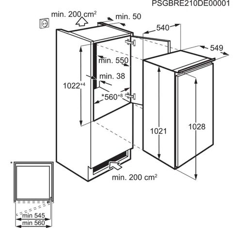 SKB510F2AS  AEG