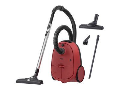 <ul class='list-attrs-tooltip'><li>Type stofzuiger: Stofzuiger met zak</li><li>Actieradius: 12 m</li><li>Vermogen: 650 W</li><li>Inhoud stofzak/stofbak: 3,50 Liter</li><li>Kleur/Stijl: Chili Red</li><li>Parketborstel: Parketborstel</li><li>Kleur: Rood...</li></ul> AB61C3CR