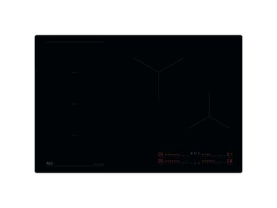 NII84F00IB 6000 Flex Bridge - inductiekookplaat, 80 cm