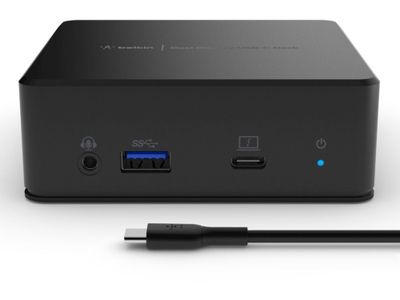 USB-C-dockingstation met twee monitoraansluitingen