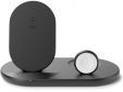 3in1 wireless pad stand watch black