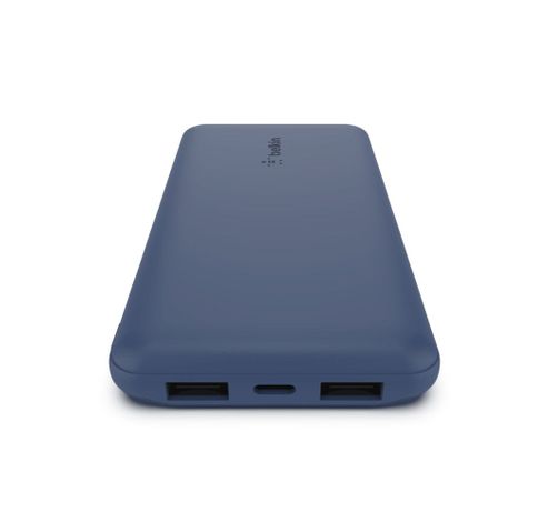 BOOSTCHARGETM 3-poorts 10.000mAh-powerbank + USB-A/USB-C-kabel Blue  Belkin