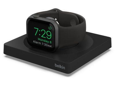 BOOSTCHARGE™ PRO Draagbare snellader voor de Apple Watch WIZ015btBK