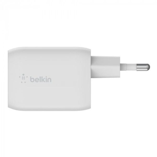 Belkin BOOSTCHARGE PRO 2-poorts USB-C® GaN-wandlader met PPS (65 W) WCH013vfWH