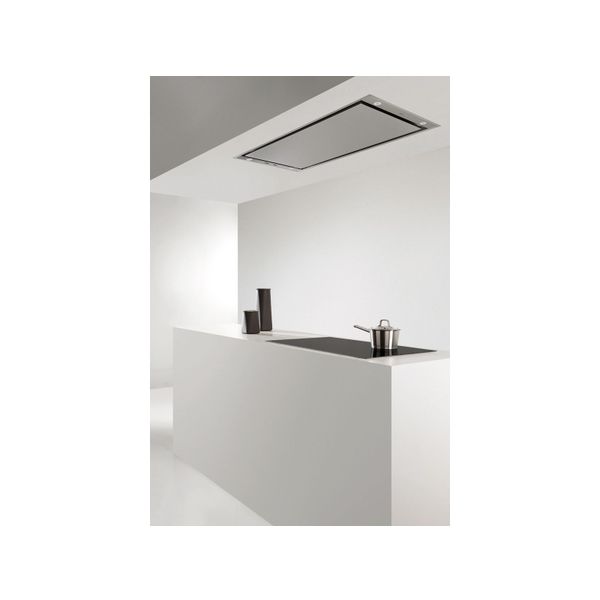 Novy 6840 Pureline 120 cm inox met motor en led