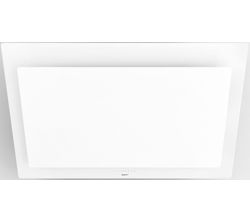 7839 Wandkap Vision 90cm wit glas recirculatie Novy