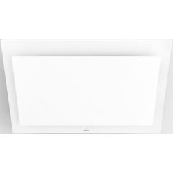 7839 Hotte murale Vision 90cm verre blanc recirculation 