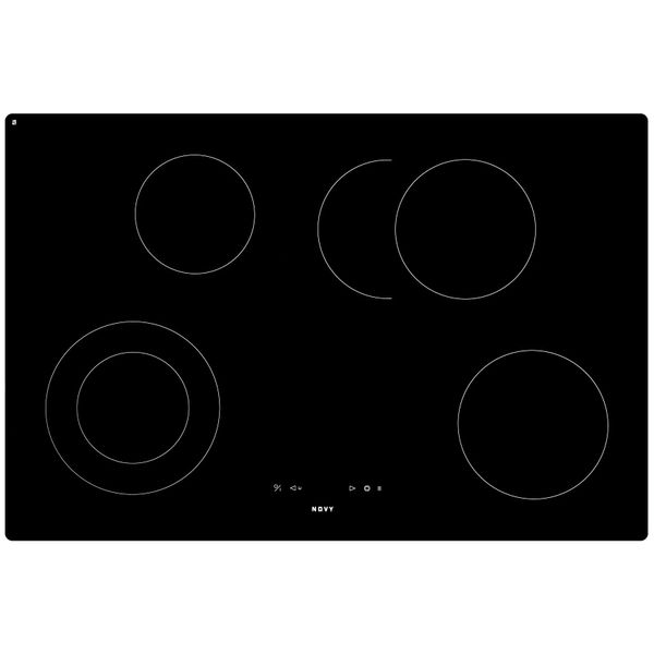 1112 Vitrokeramische kookplaat 78 cm 4 zones 