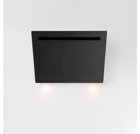 7856 Vision wall 75cm black glass / black recirculation  Novy