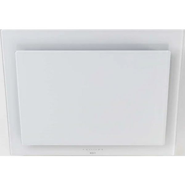 7859 Hotte murale Vision 75cm verre blanc recirculation 