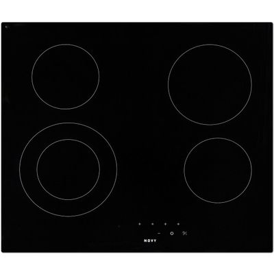 1109 Table de cuisson vitrocéramique BASIC 59 cm, 4 zones Novy